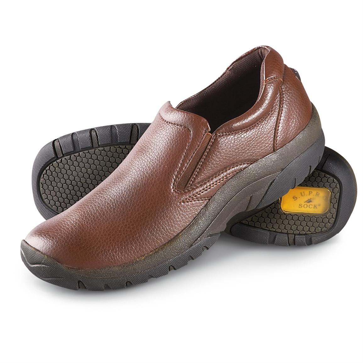 Men's Deer Stags® Jaguar Slip - ons, Brown - 184916, Casual Shoes at ...