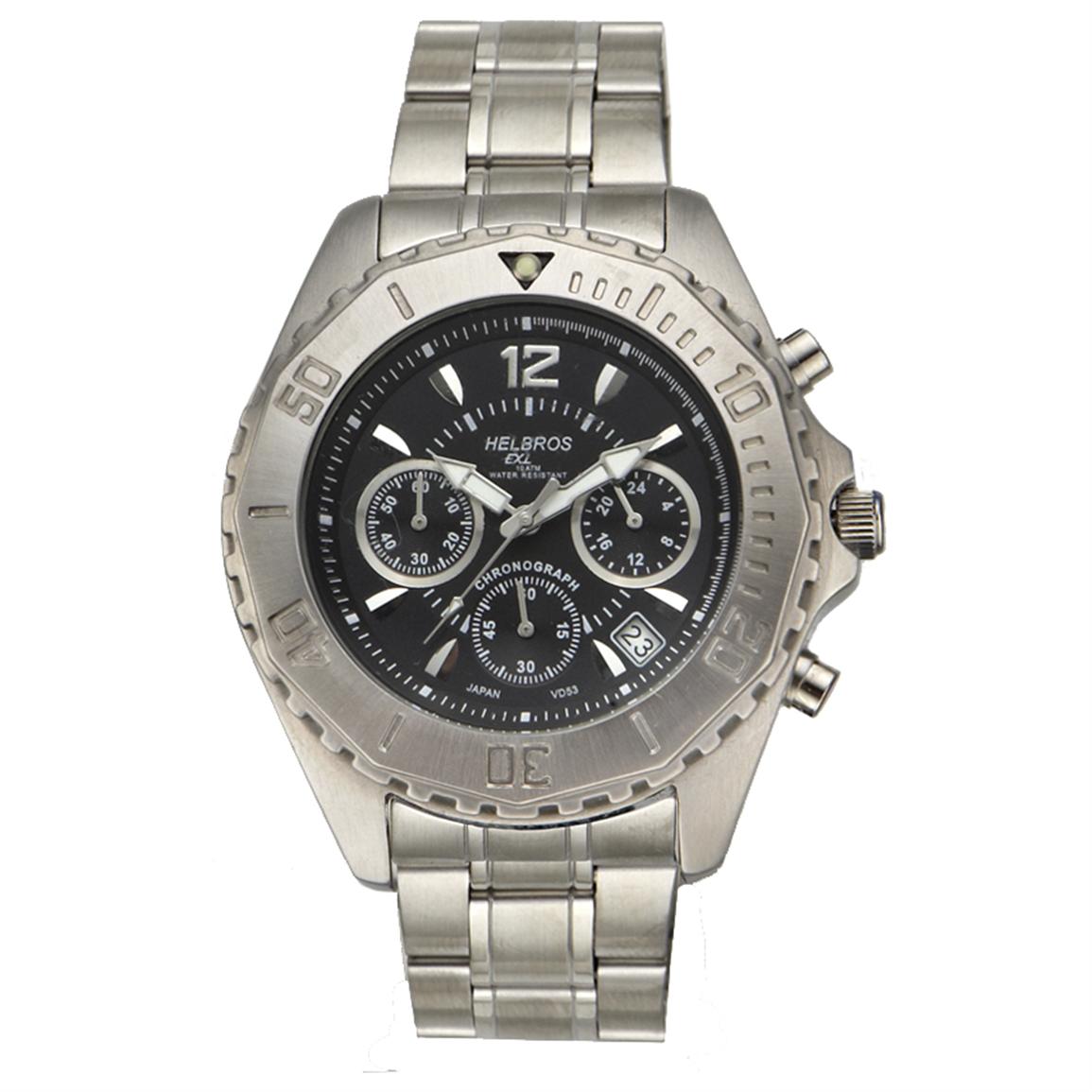 Helbros® Chronograph Watch 185236, Watches at Sportsman's Guide