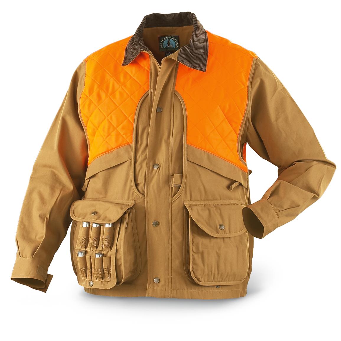 Master Sportsman® Upland Jacket, Blaze / Brown - 185680, Upland Hunting ...