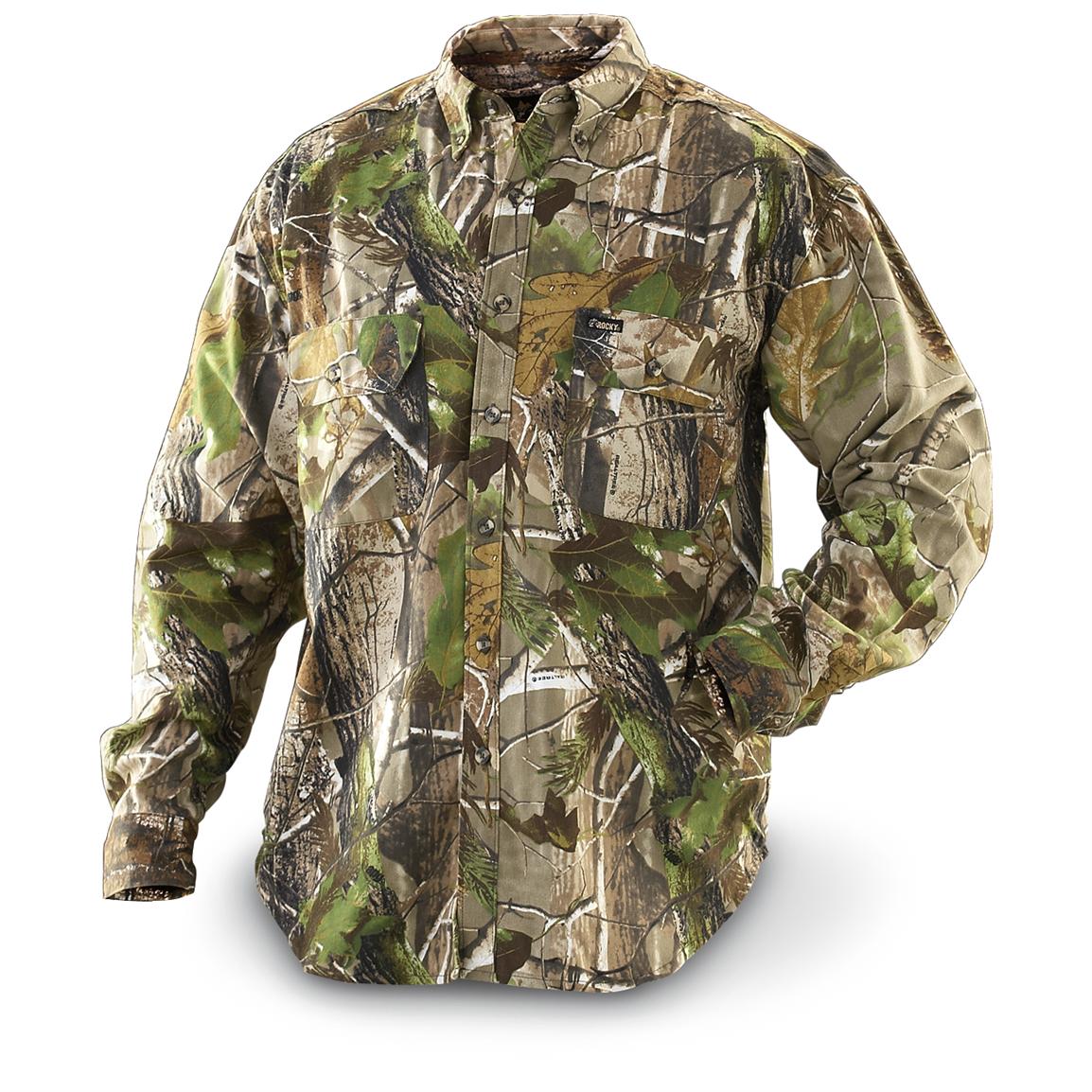 Rocky® Vitals Bow Hunter Shirt, Realtree® APG™ Camo - 185688, Camo ...