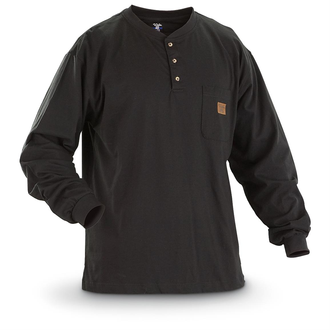 2 Walls® Henley Shirts - 220078, Shirts at Sportsman's Guide