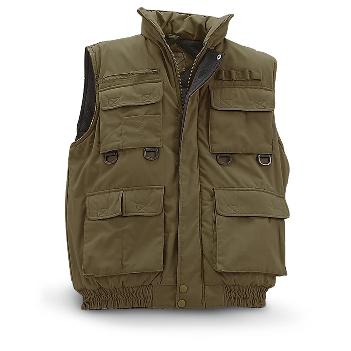 Fleece - lined Insulated Outdoor Vest - 185829, Vests at Sportsman's Guide
