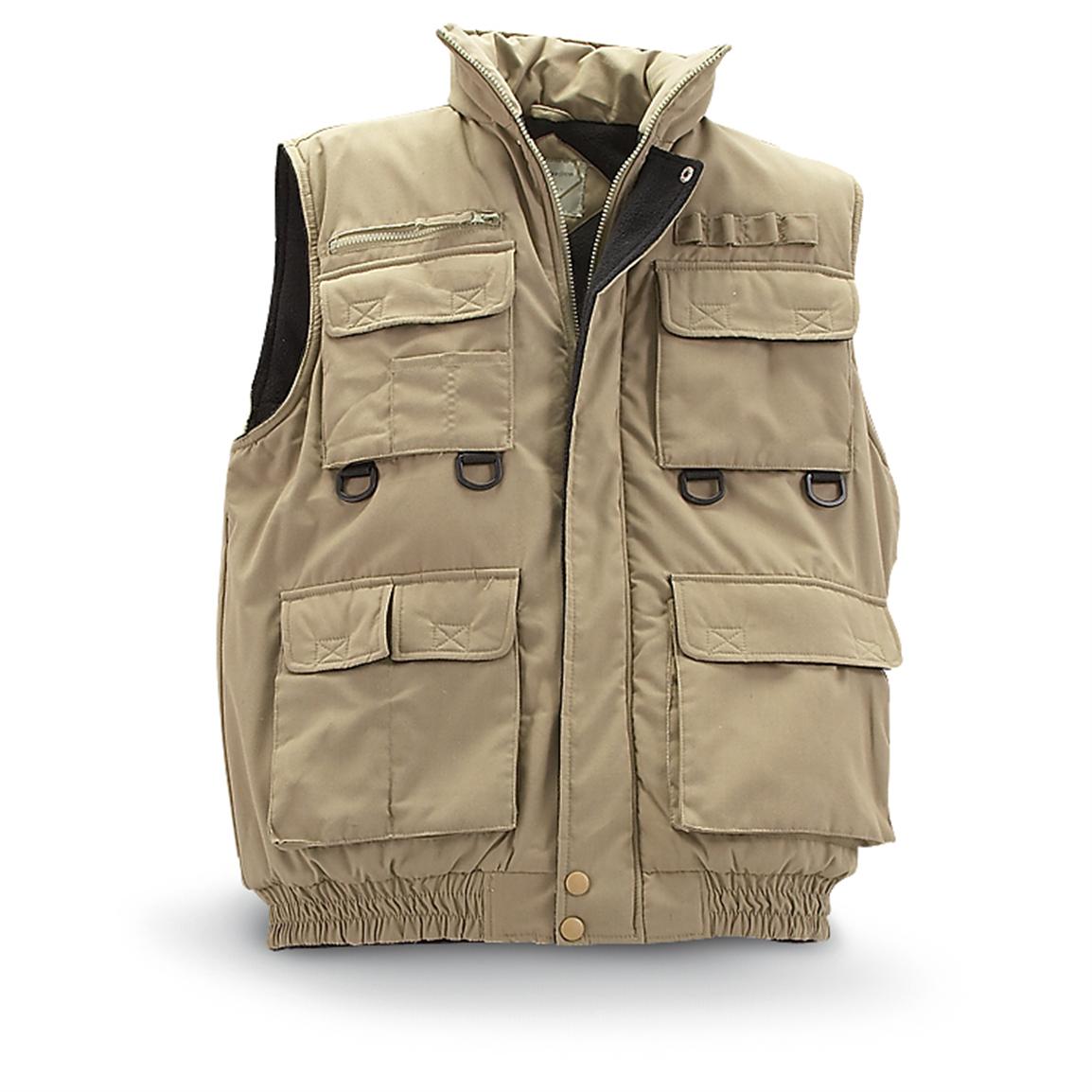 Fleece - lined Insulated Outdoor Vest - 185829, Vests at Sportsman's Guide