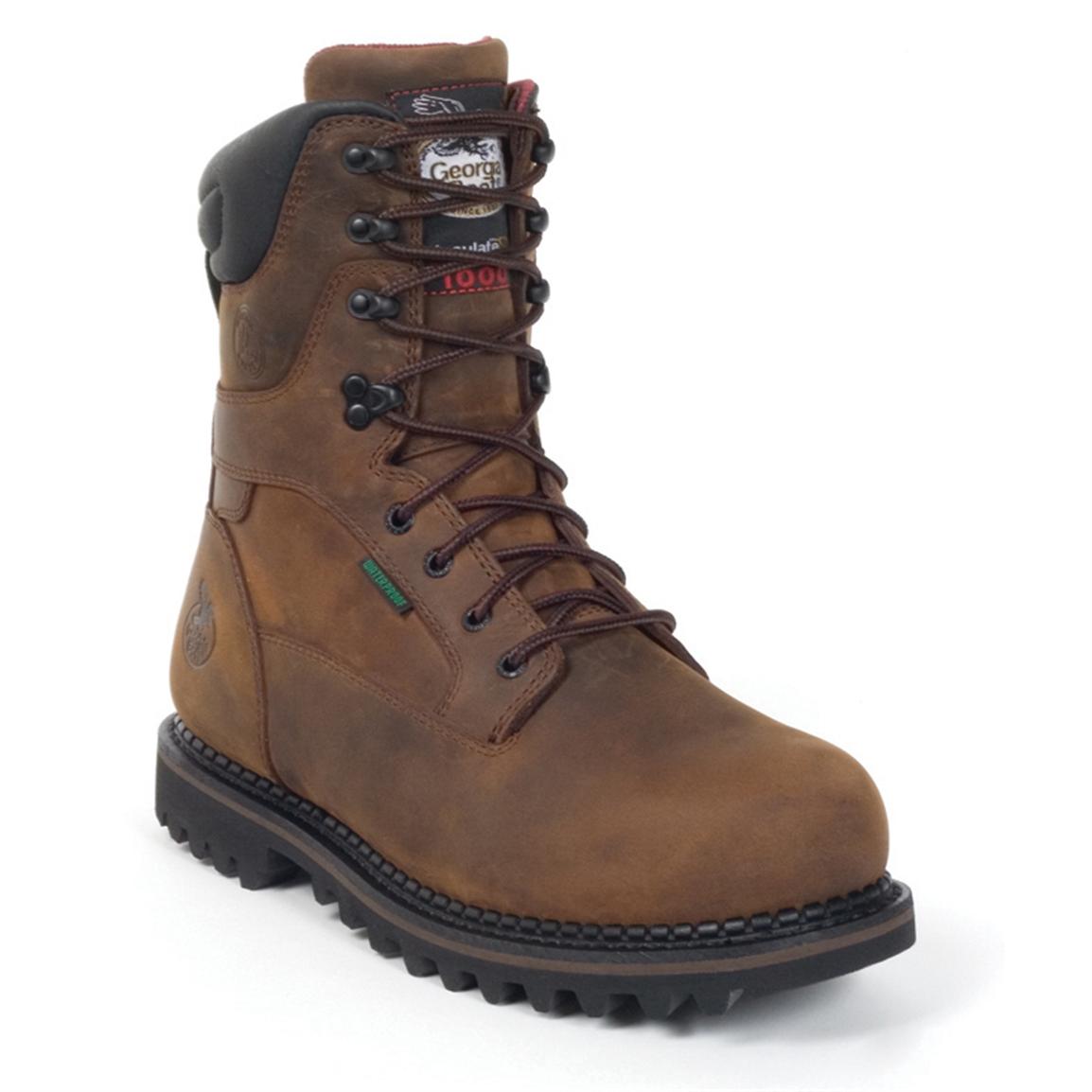 1000 gram insulated work boots composite toe