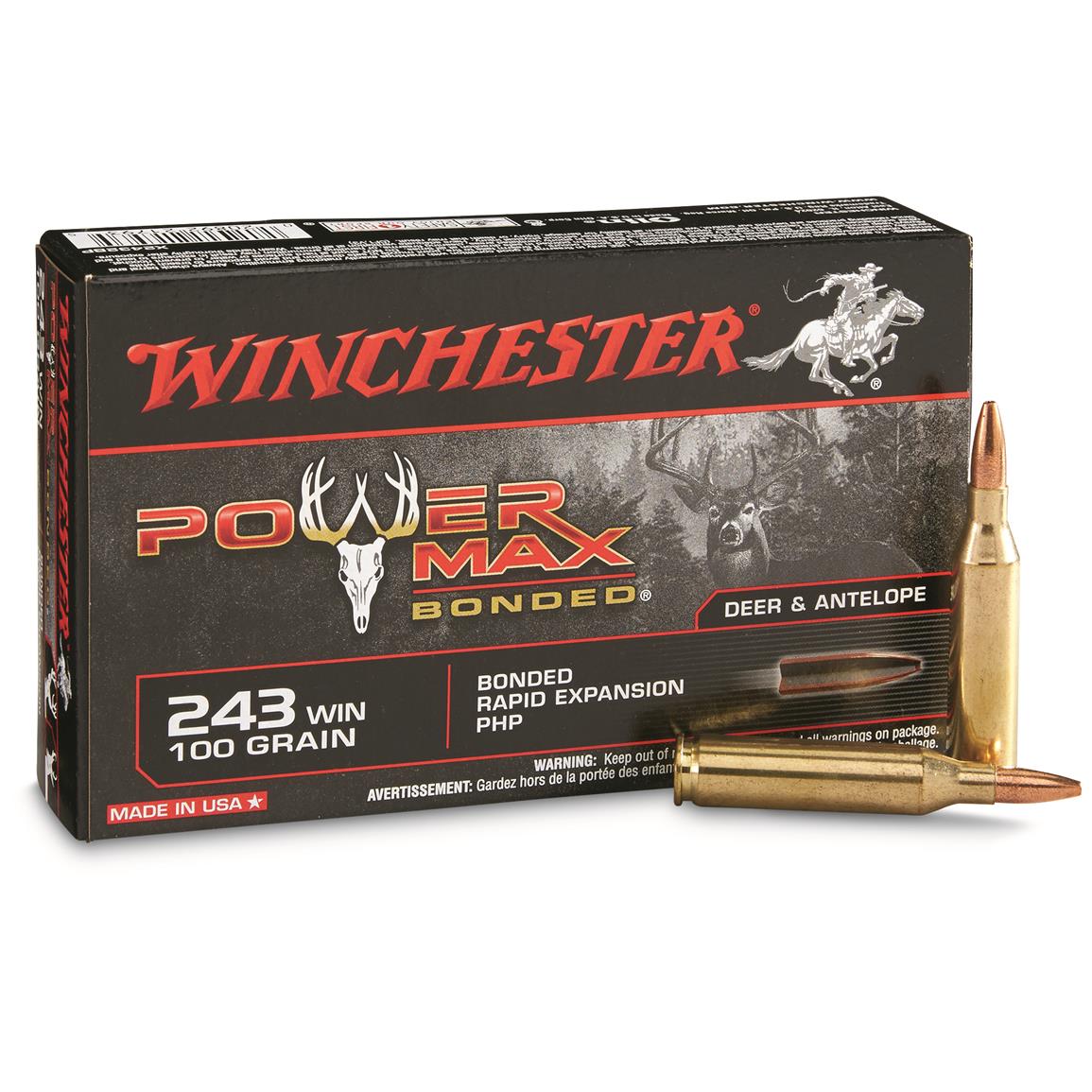 Winchester SuperX Rifle, .243 Winchester, PMB, 100 Grain, 20 Rounds