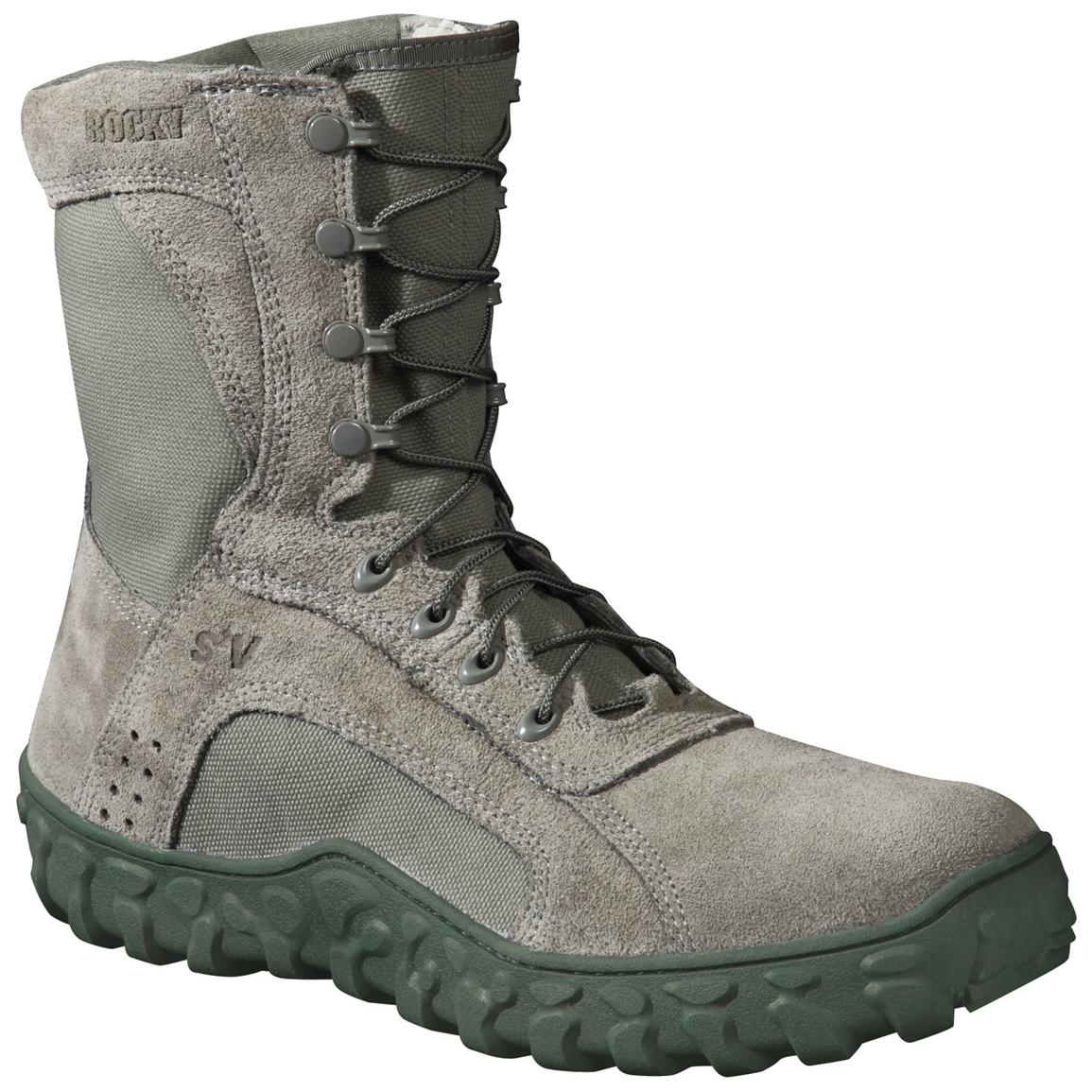 Men's Rocky® S2V Vented Military / Duty Sport Boots, Sage Green ...