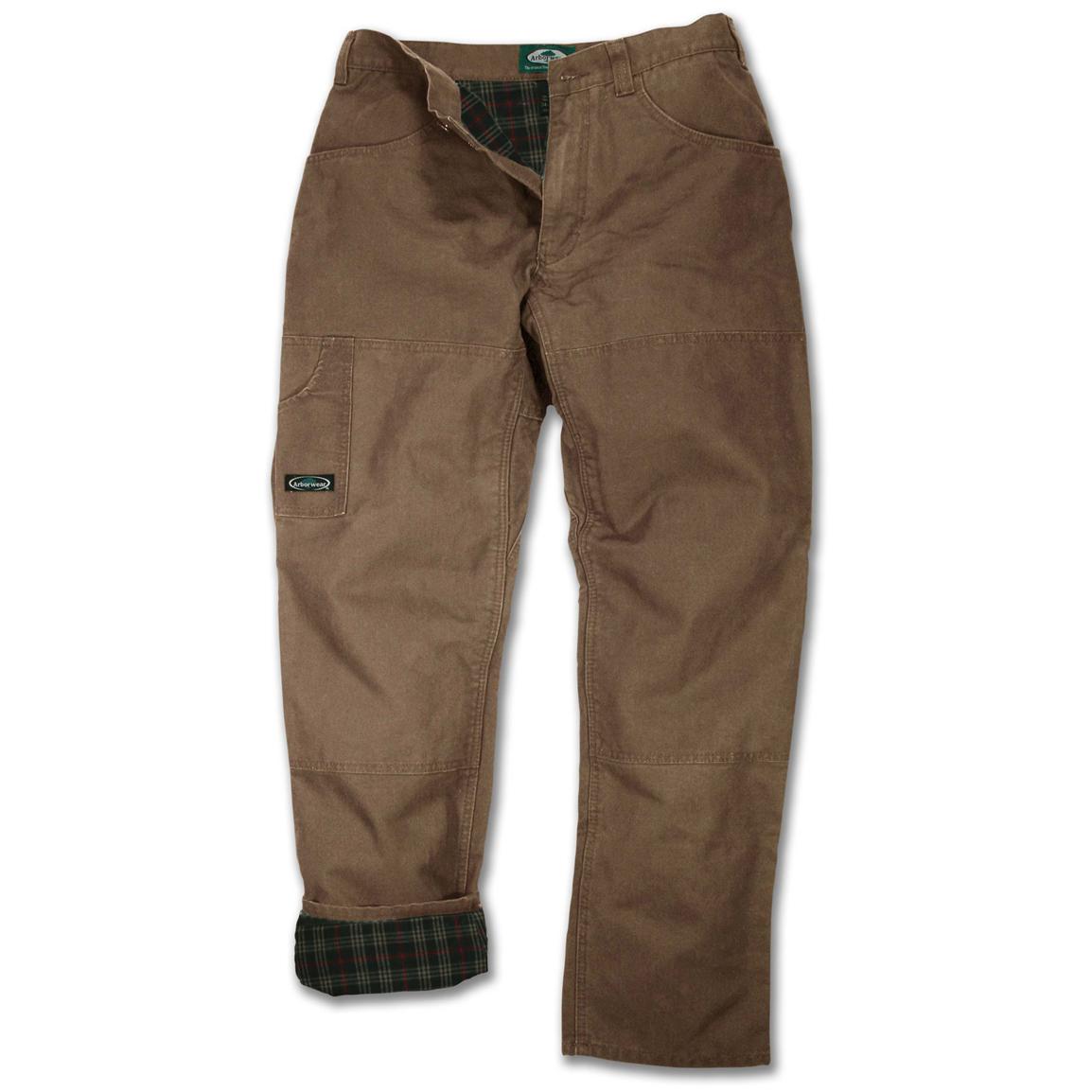 Men's Arborwear® Flannel Lined Original Tree Climber's Pants - 226876 ...