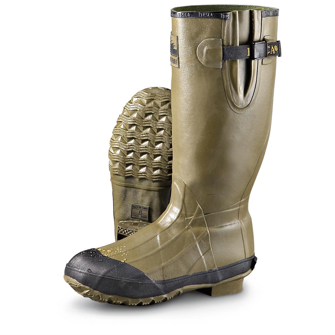 Men's Itasca™ Waterproof Swampwalker II Rubber Boots, Green - 187036 ...