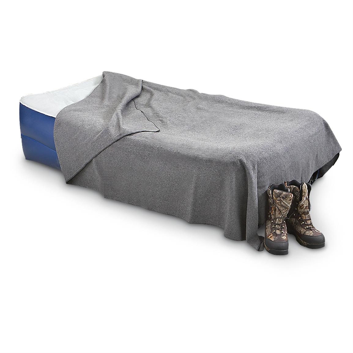 Military style 85 Wool Blanket, Gray 187312, Army Blankets at