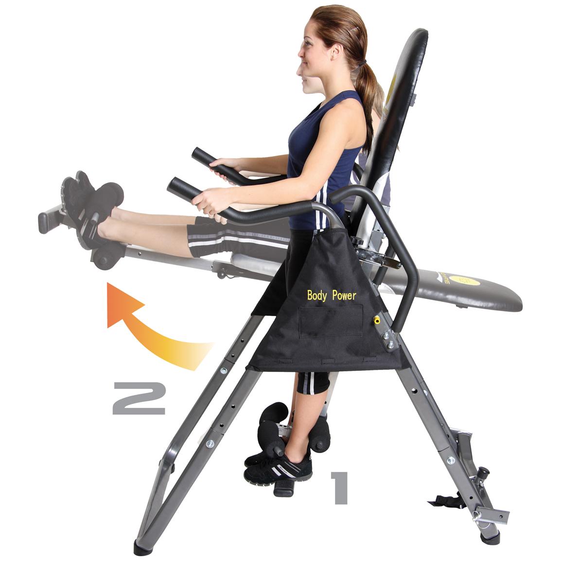 Body Power™ 2 in 1 Inversion Table and Ab Crunch Machine 187623