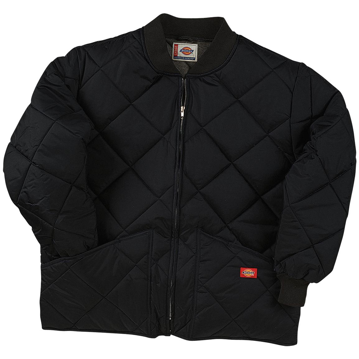 DickiesÂ® Diamond Quilted Nylon Jacket, Tall - 188374, Insulated Jackets & Coats at Sportsman's Guide