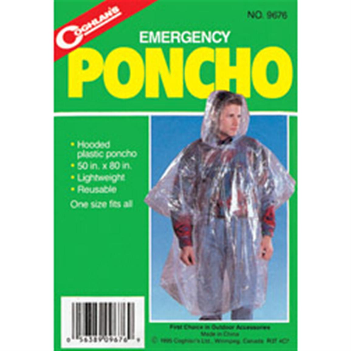 Coghlan's® Emergency Poncho - 188687, Rain Jackets & Rain Gear at ...