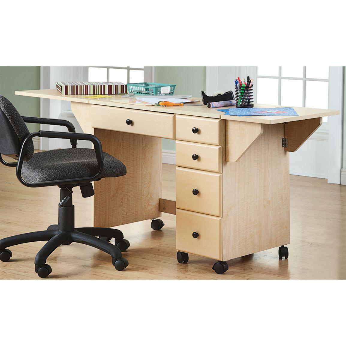 Multi function Desk, Maple 188703, Office at Sportsman's Guide