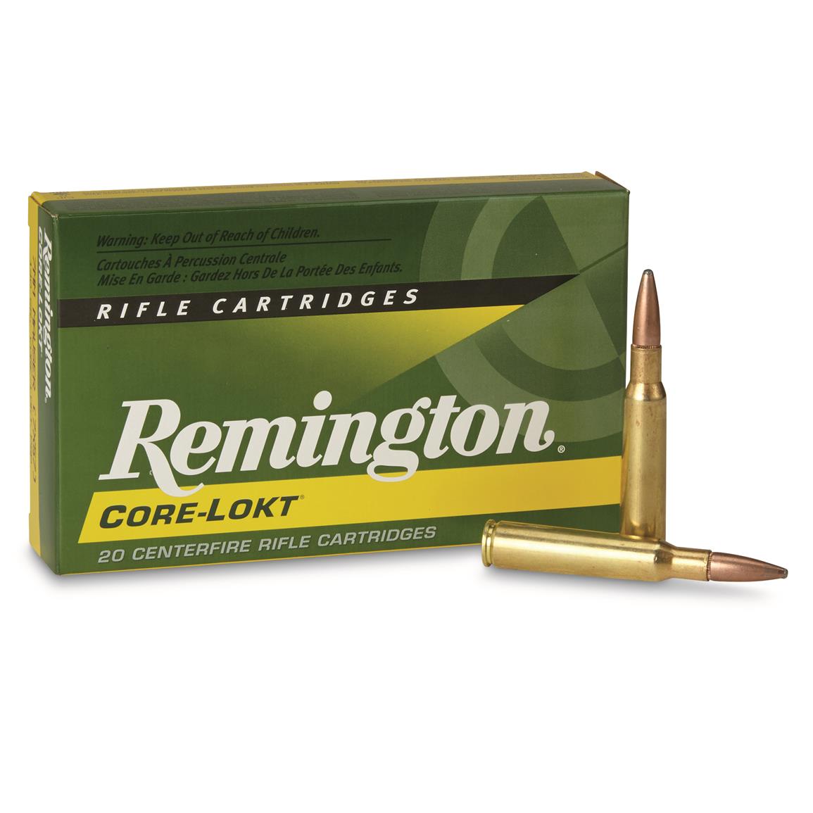 Remington, 7mm Mauser, PSP Core-Lokt, 140 Grain, 20 Rounds
