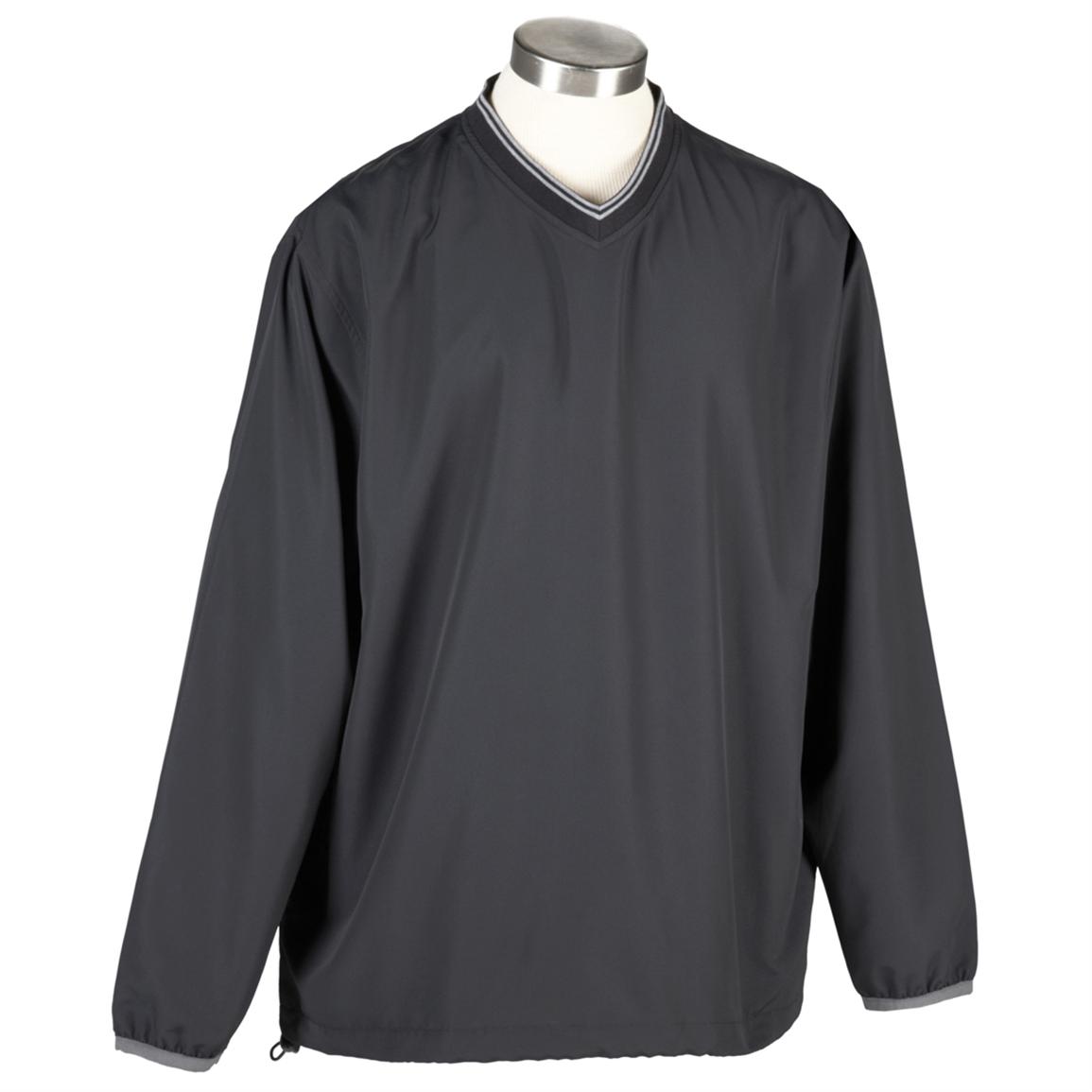 Men's Ashworth® Microfiber V - neck Windshirt - 188921, Shirts at ...