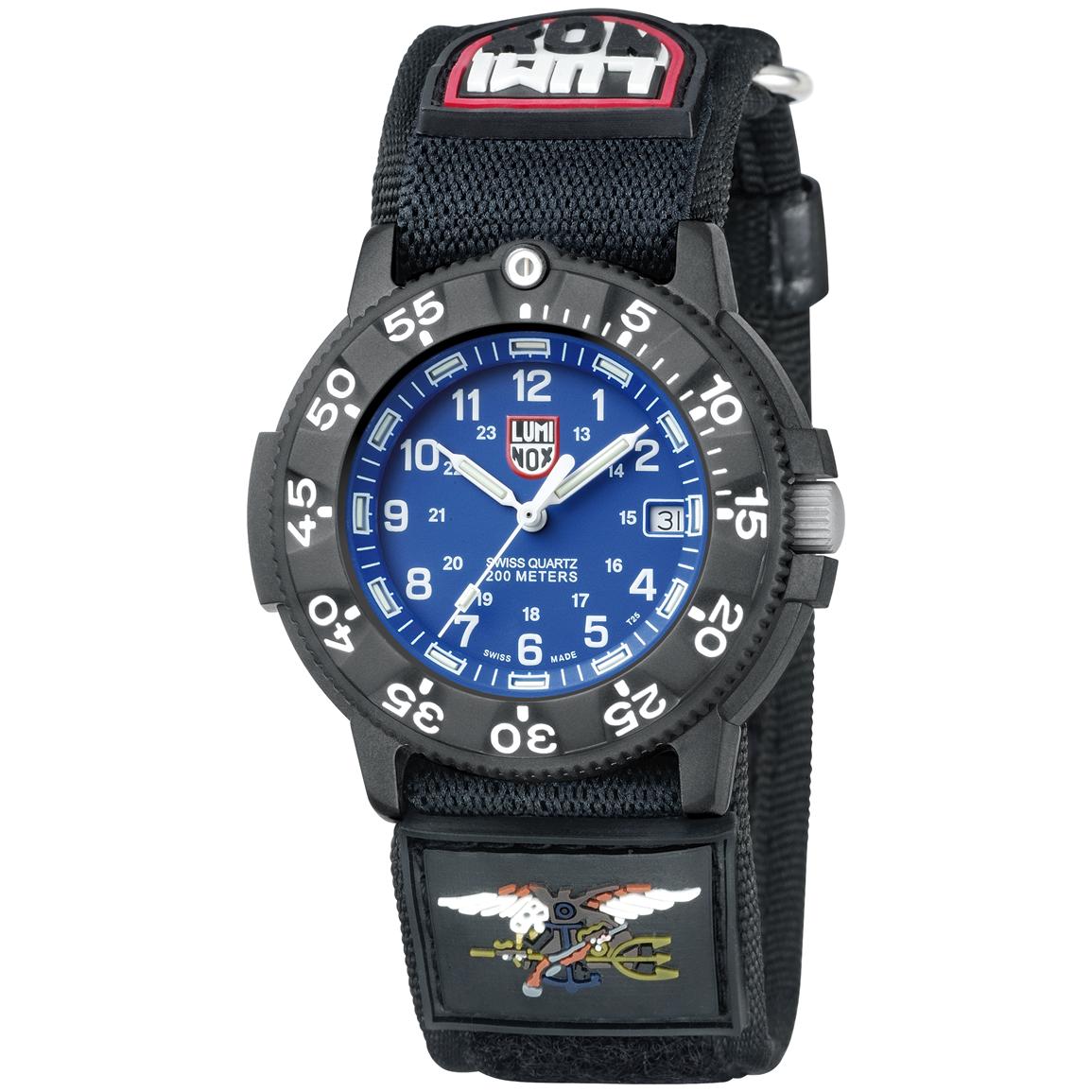 Men's Luminox® Navy SEAL Dive Series 2 Watch with Nylon Strap - 188961 ...