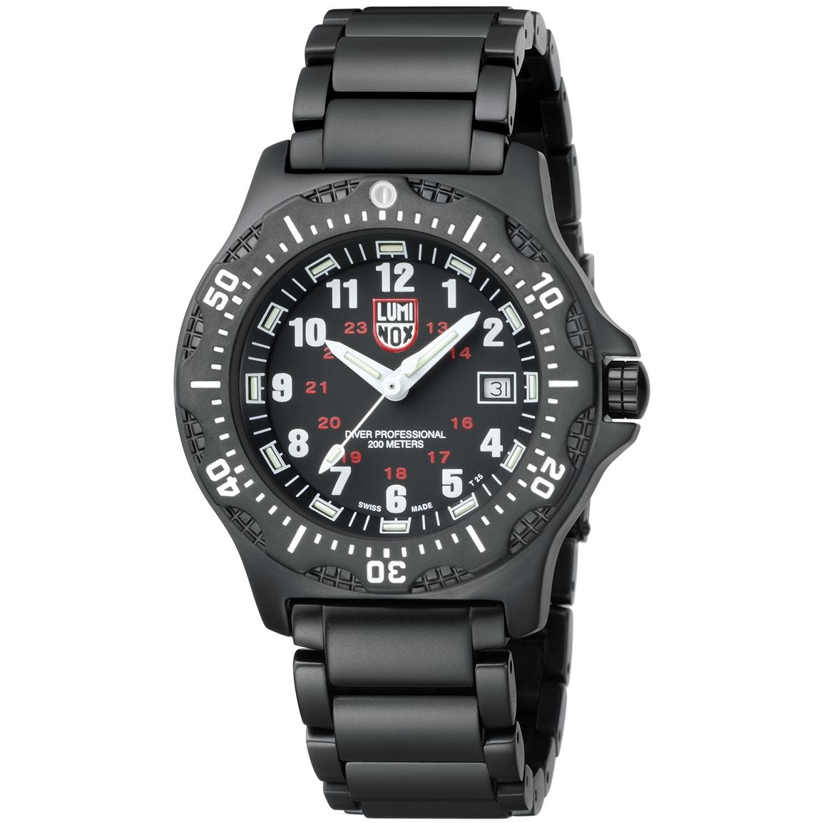Men's Luminox® Black Ops Stainless Steel Band Watch - 188964, Watches ...