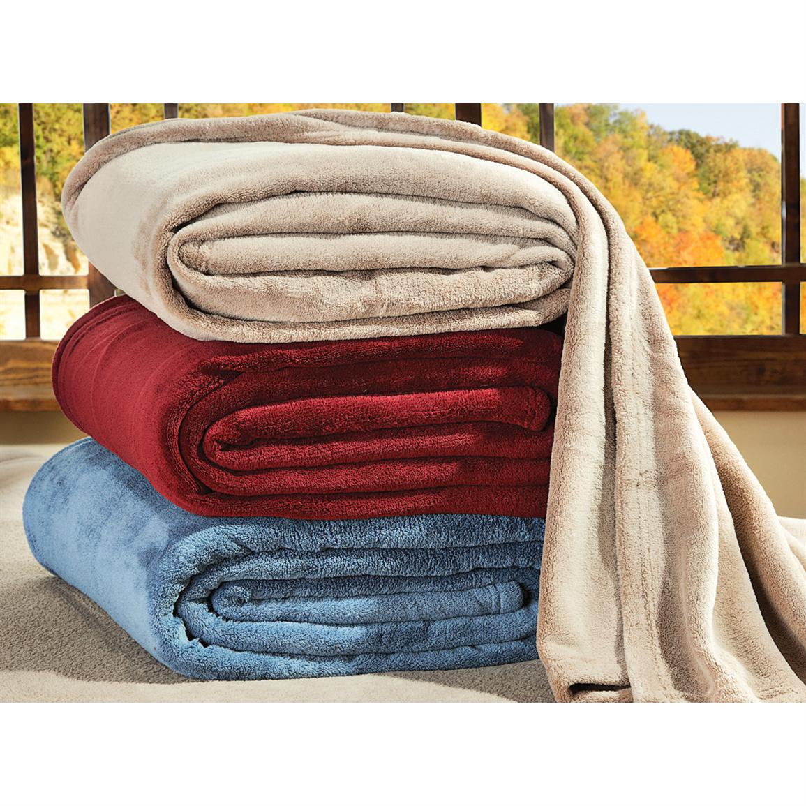 Cozy Plush Blanket 188965, Blankets & Throws at Sportsman's Guide