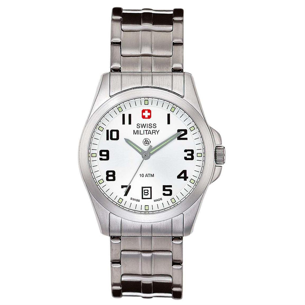 Men's Swiss Military Hanowa® Tomax Stainless Steel Band Watch - 189155 ...