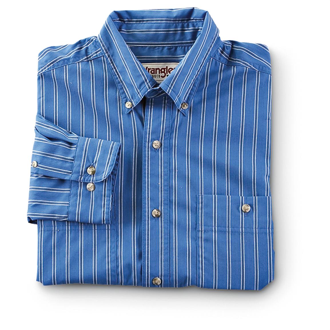 Regular Wrangler® Wrinkle - resistant Shirt - 189226, Shirts at ...