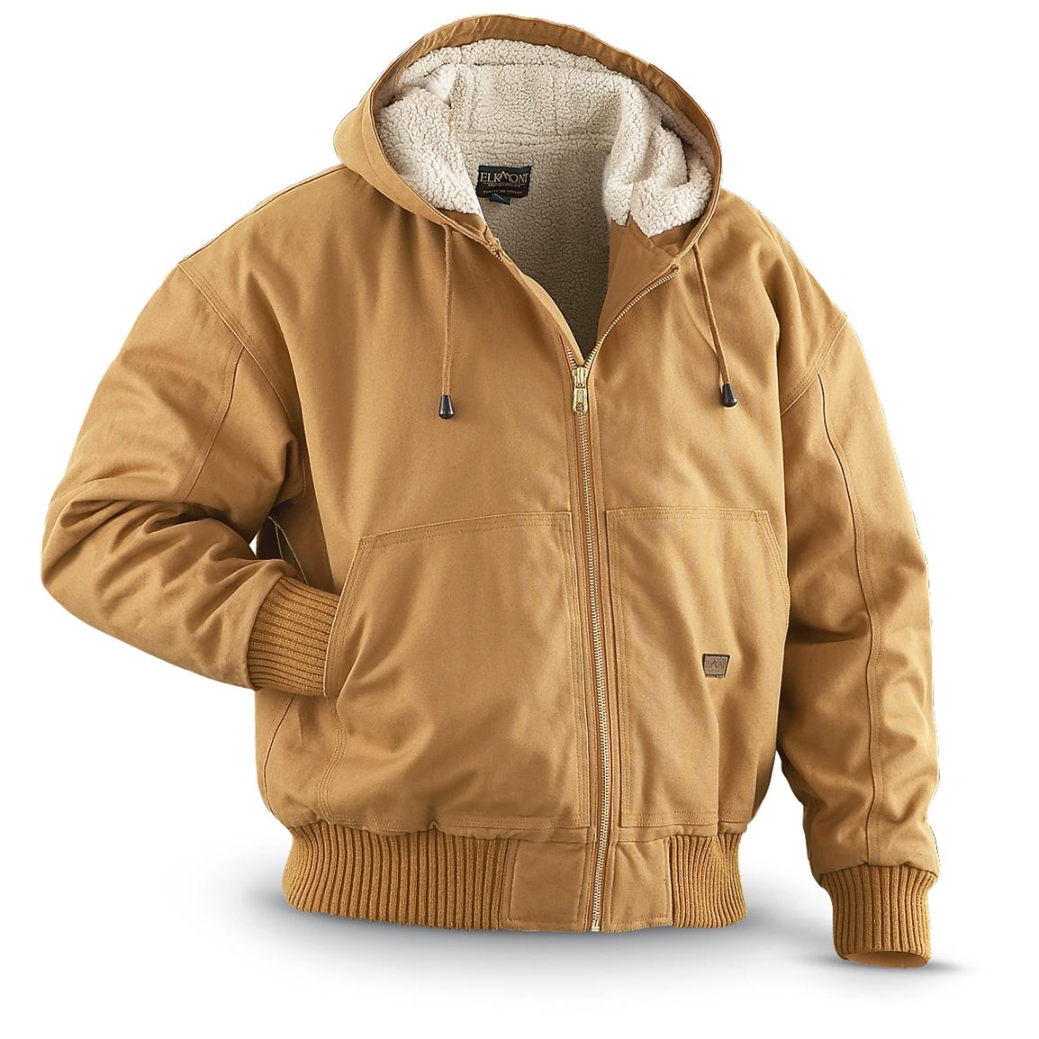 Rock Canyon® Fleece - lined Jacket, Brown Duck - 189440, Insulated ...