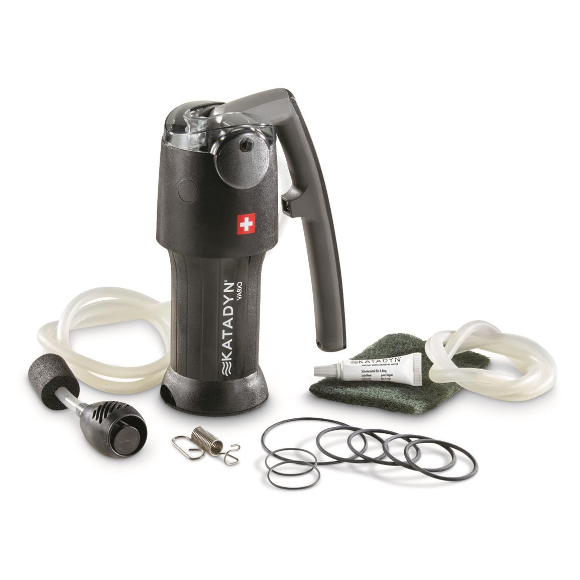 Includes intake hose, output hose, cleaning pad and silicone lubricant