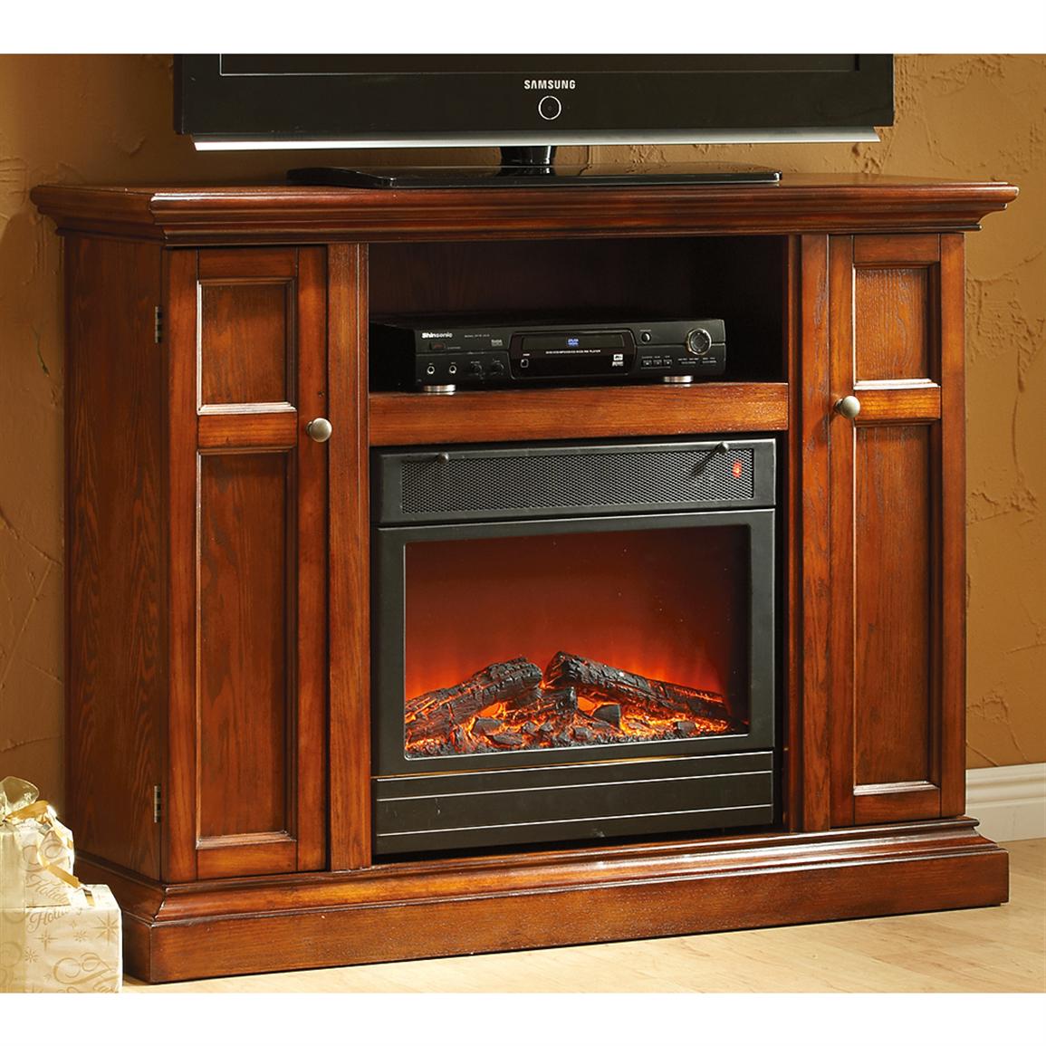 Electric Fireplace Media Stand - 189972, Fireplaces at ...
