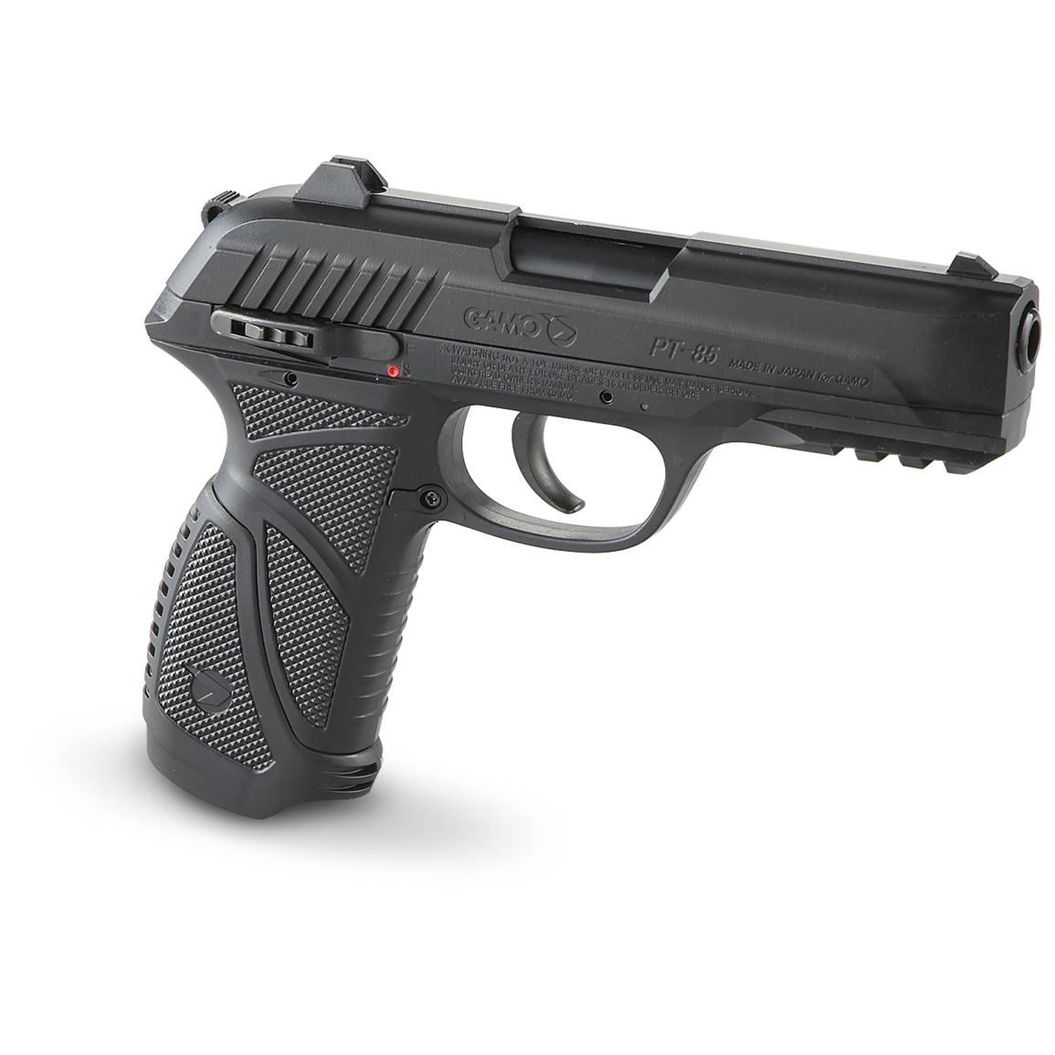 Gamo PT 85 Blowback CO2 Pellet Pistol Semi Automatic 177 Caliber 16 ...