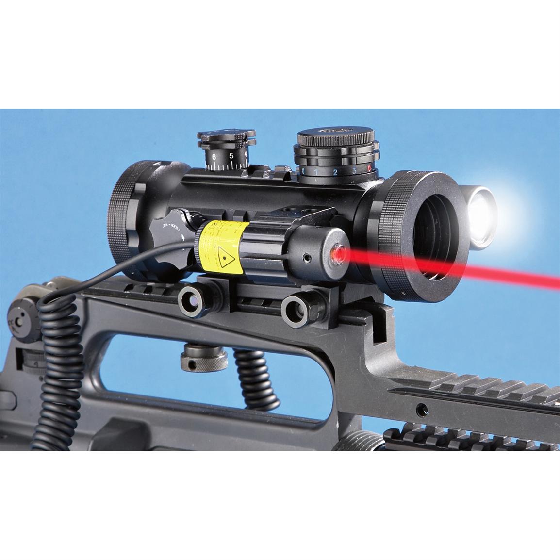 SWAMPFOX COMBAT GEAR TAC GO-PACK TLP-001 4772-0040 Red Laser Sight/Flashlight 