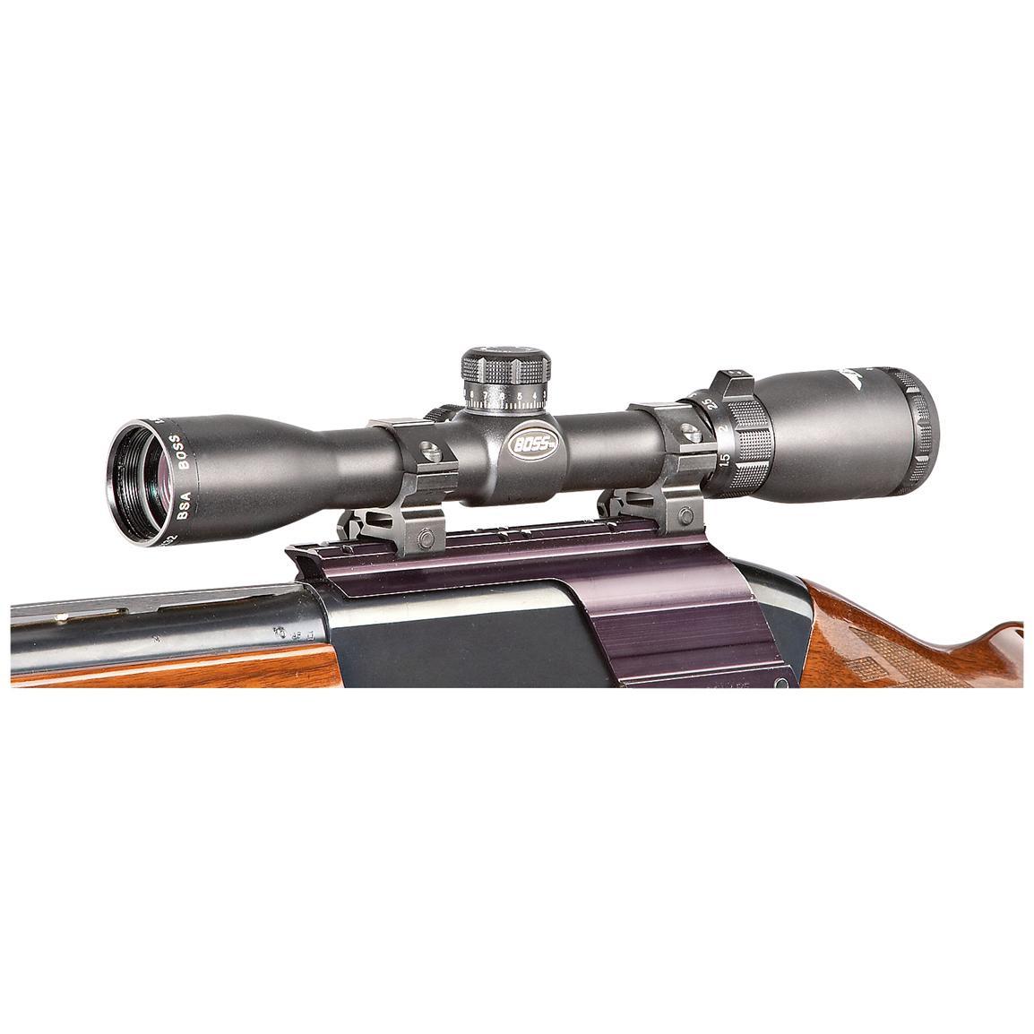 Standard BSA® Boss™ 1.5 - 4.5x32 mm Turkey / Deer Rifle Scope - 190550 ...