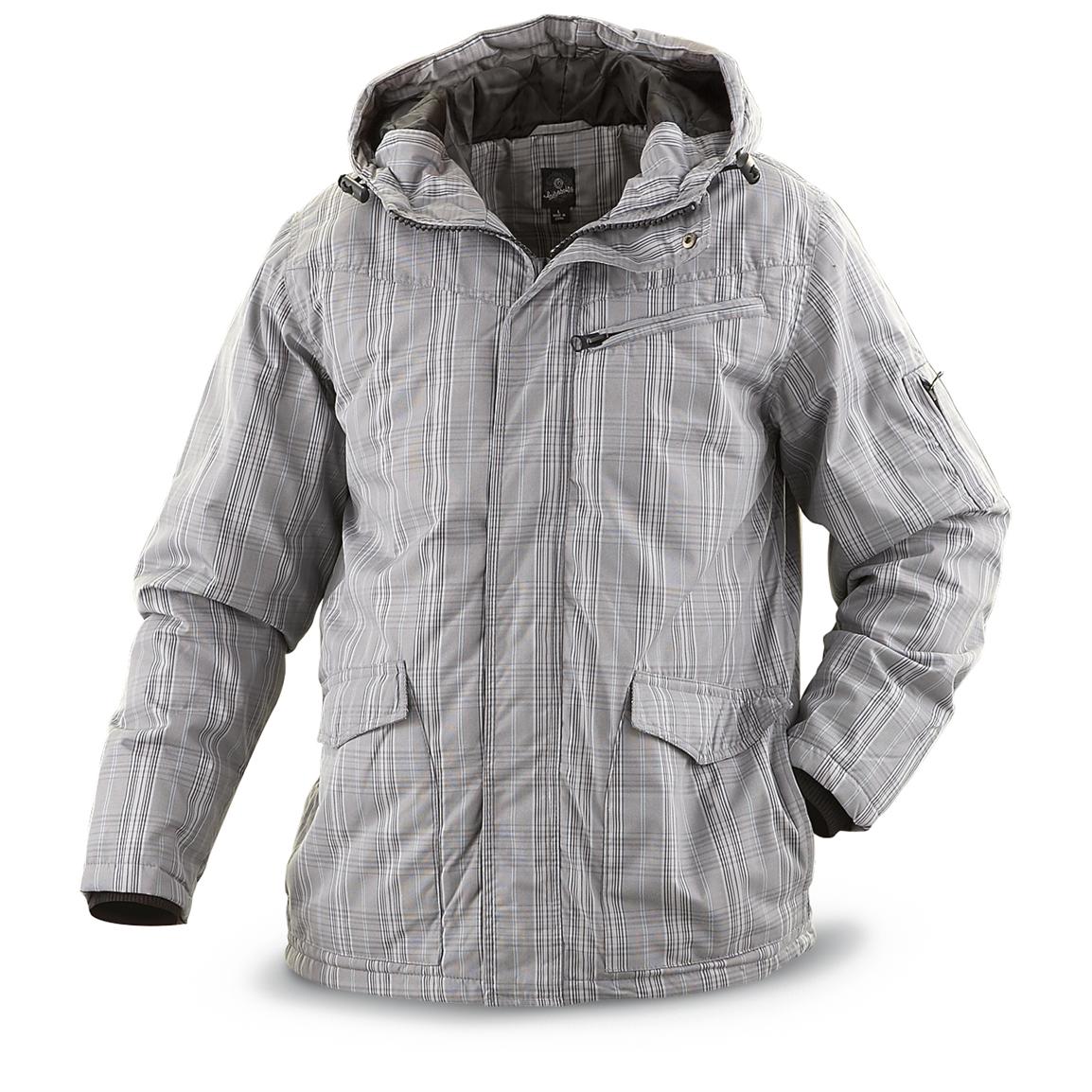 BurnsideÂ® Plaid Hooded Jacket - 190728, Insulated Jackets & Coats at Sportsman's Guide