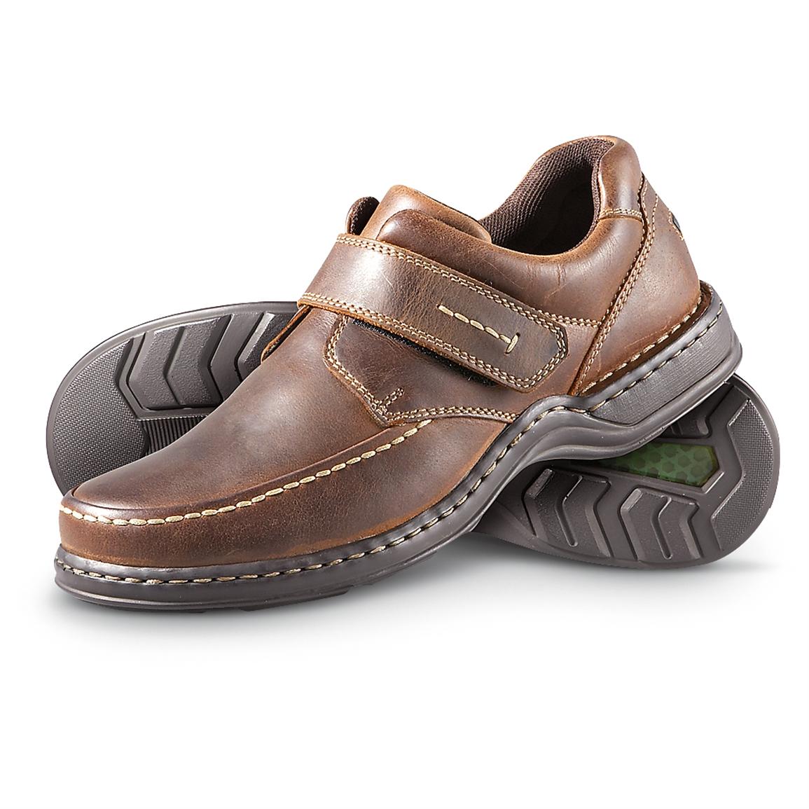 Mens Hush Puppies® Jeffrey Slip Ons Brown 190747 Casual Shoes At Sportsmans Guide 4276