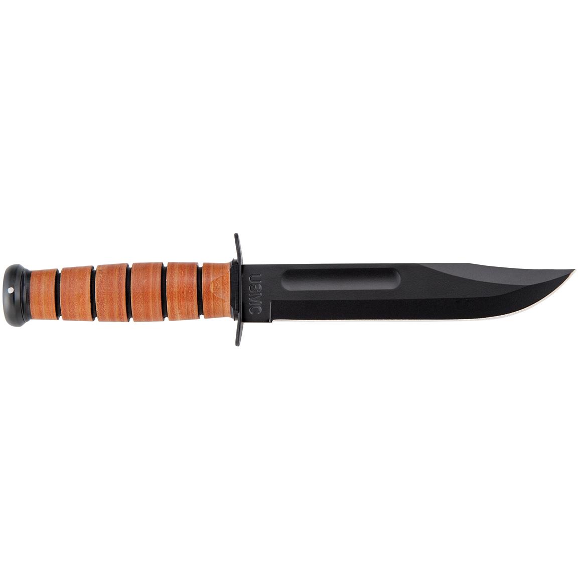 KA - BAR® Knife USMC Military-Style Full - Size Straight Edge Knife ...