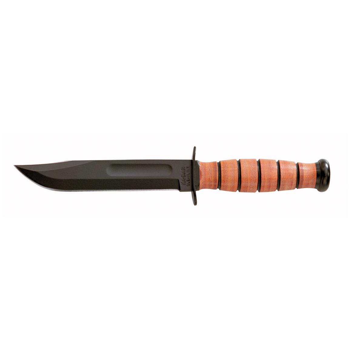 KA - BAR® Knife USMC Short Straight Edge Knife - 191166, Knives at ...