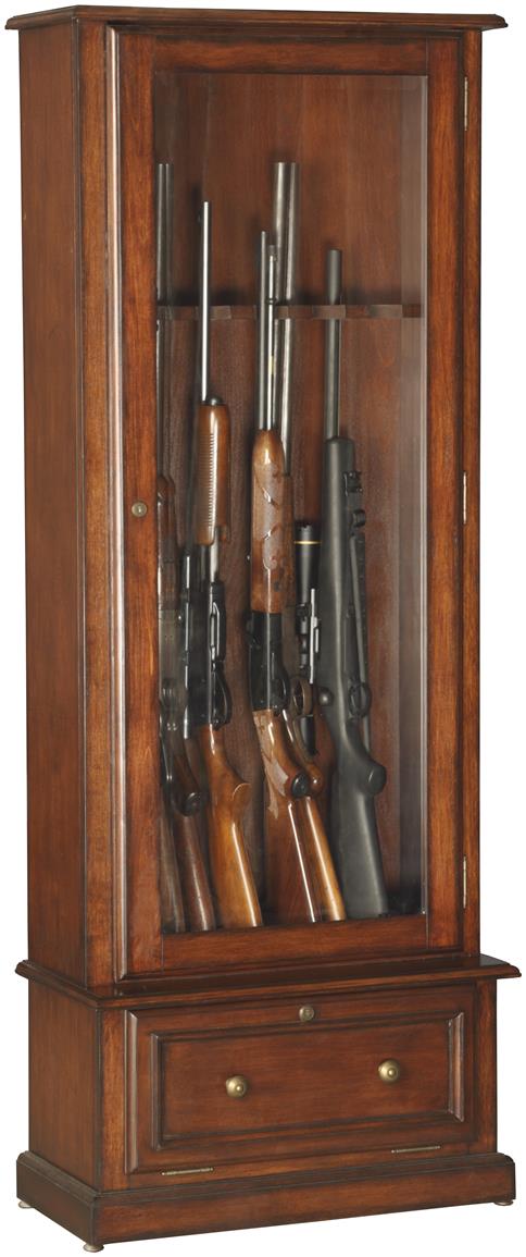 American Furniture Classics 10 Gun Cabinet With Locking Base