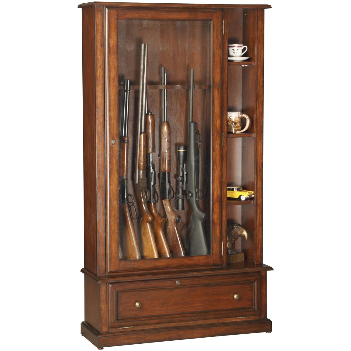 American Furniture Classics 12 Gun Curio Cabinet 191227 Gun