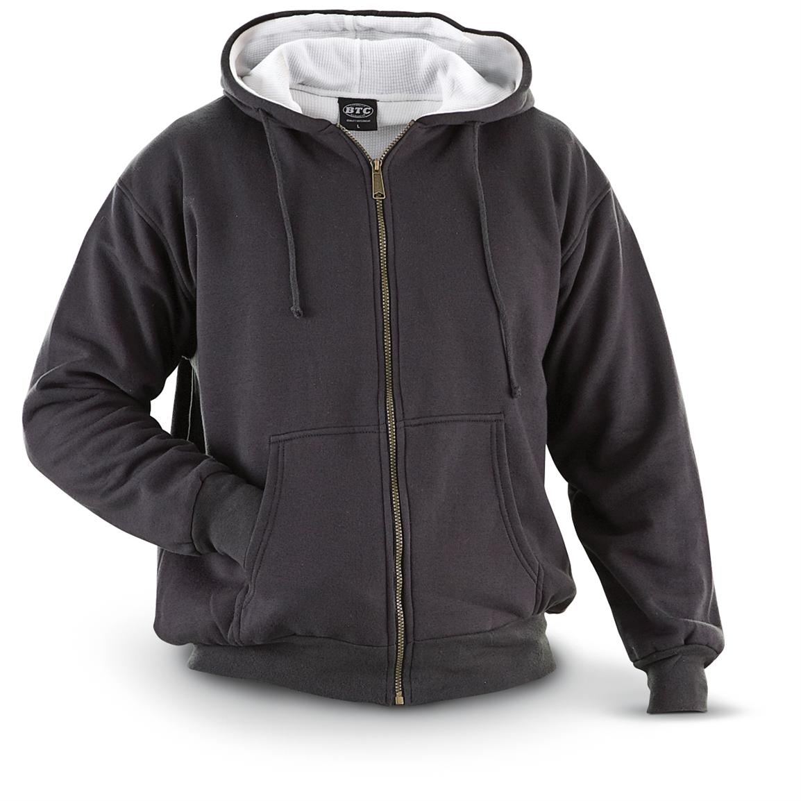 BTC® Insulated Thermal Hoodie - 191258, Sweatshirts & Hoodies at ...