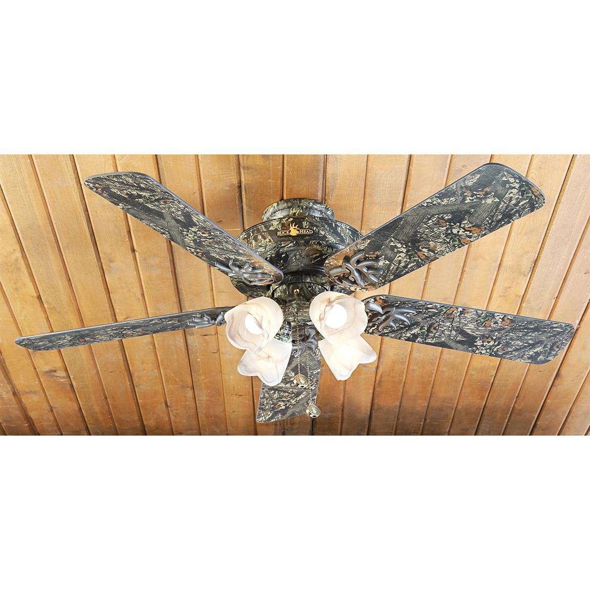 52 Buckhead Ceiling Fan Camo, Camouflage Ceiling Fans With Lights