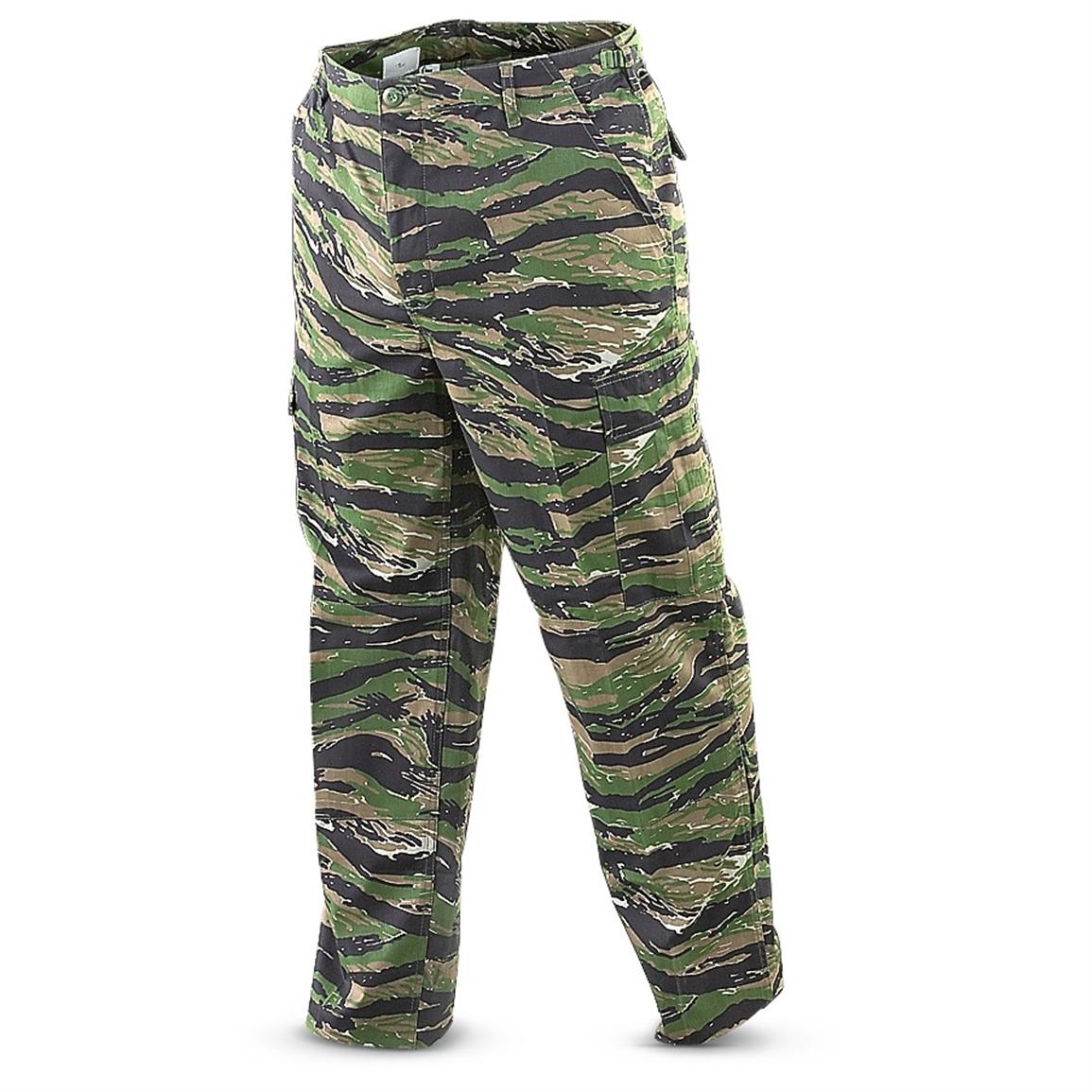 Tru - Spec® BDU Pants, Tiger Stripe Camo - 196099, Military & Tactical