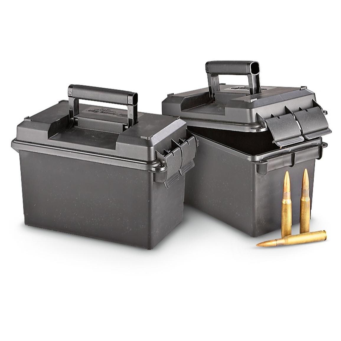 MTM .50 Caliber Ammo Cans, 2 Pack - 192978, Ammo Boxes & Cans at  Sportsman's Guide