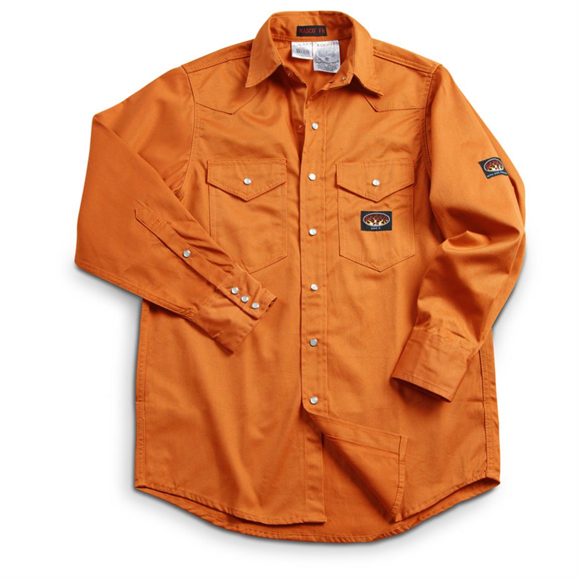 Men's Rasco® 7.5-oz. Fire Retardant Long Sleeve Shirt - 194653, Shirts ...