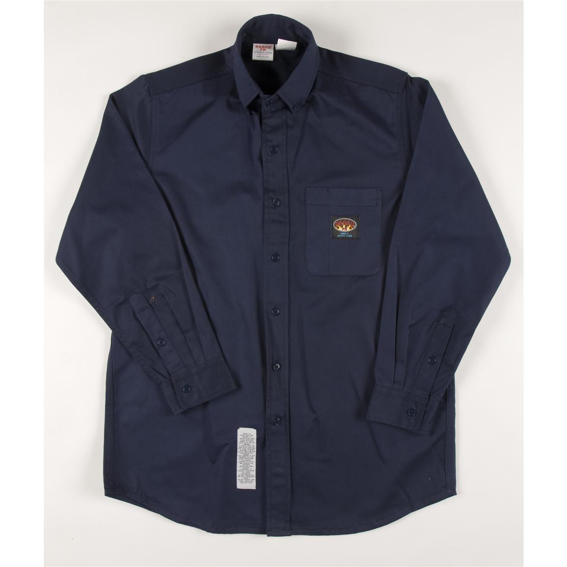 Men's Rasco® 7.5-oz. Fire Retardant Long Sleeve Dress Shirt - 194669 ...