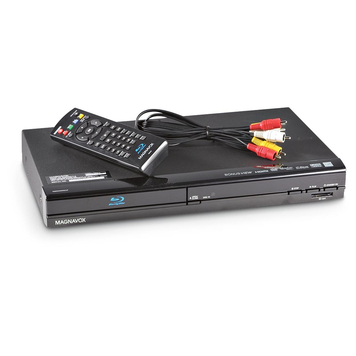 Magnavox® Blu Ray DVD Player, Black (Refurbished) 195521, at