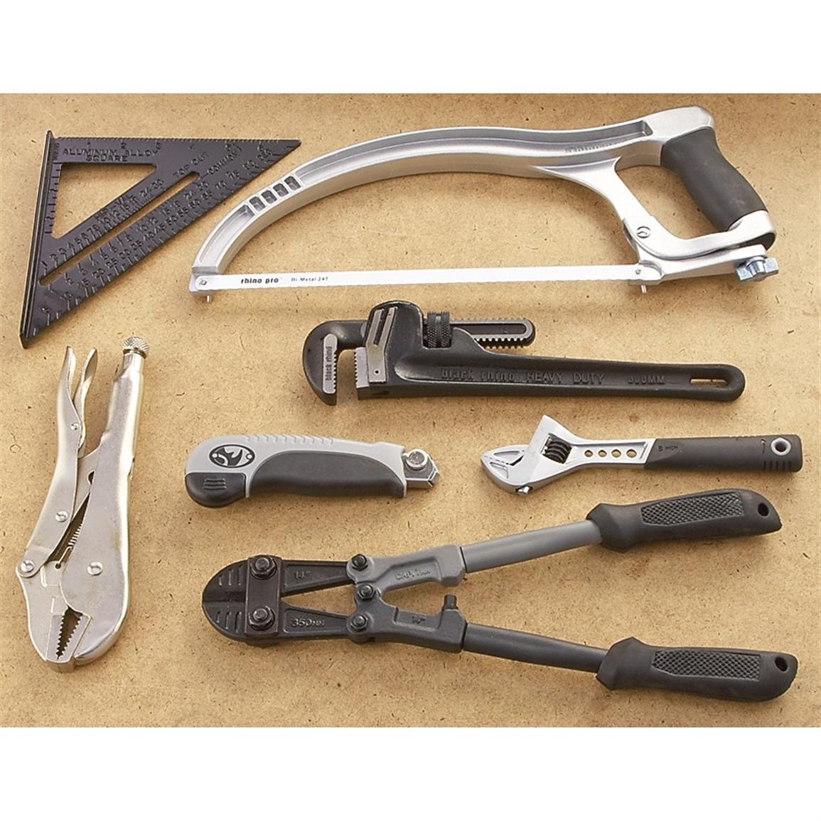 Black Rhino® 8 - Pc. Tool Kit - 196111, Hand Tools & Tool Sets at