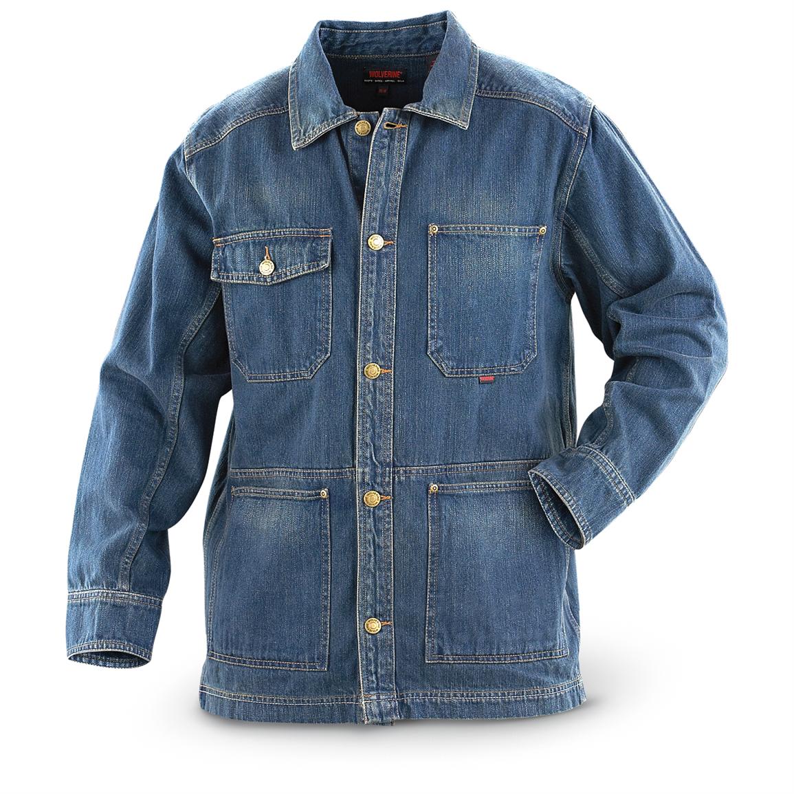 Wolverine® Rancher Jacket, Denim - 196216, Insulated Jackets & Coats at ...