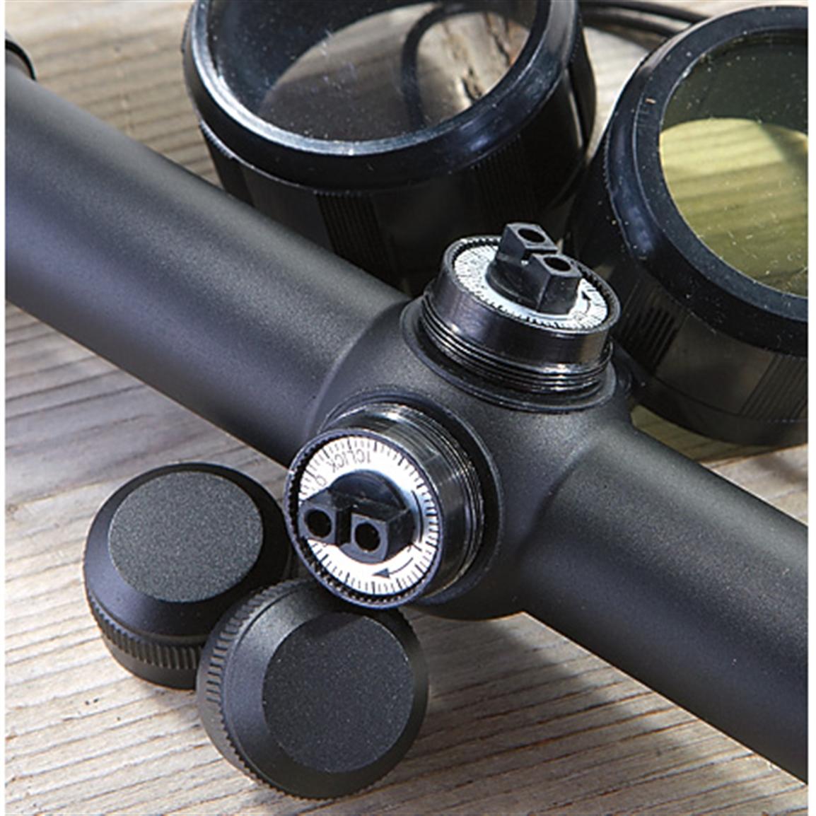 Pentax® 3 9x40 mm Black Powder Scope, Matte Black 196529, Rifle Scopes and Accessories at