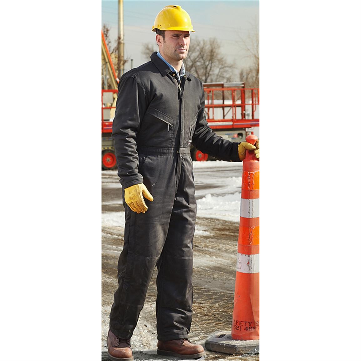 Short Walls® Zero Zone® Insulated Coveralls, Dark Olive 196852