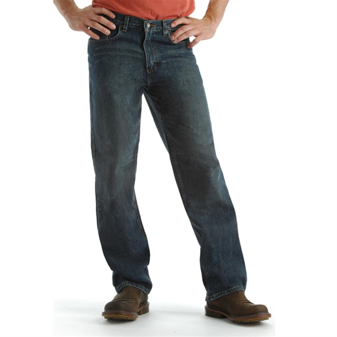 men's lee relaxed fit straight leg jeans