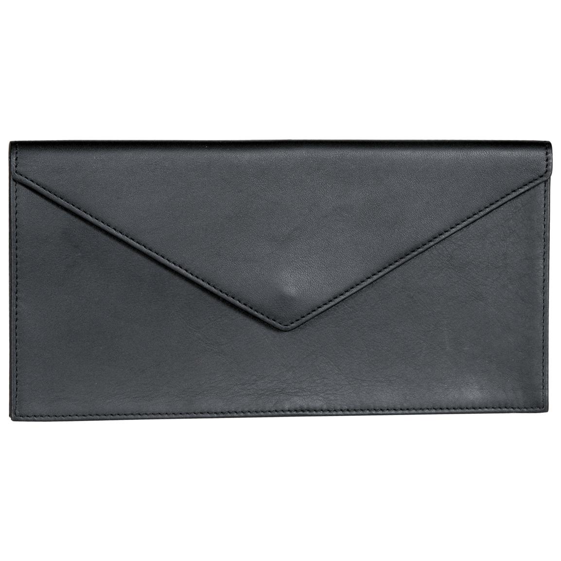 Royce Leather® Legal Document Envelope, Black - 197412, Accessories at ...