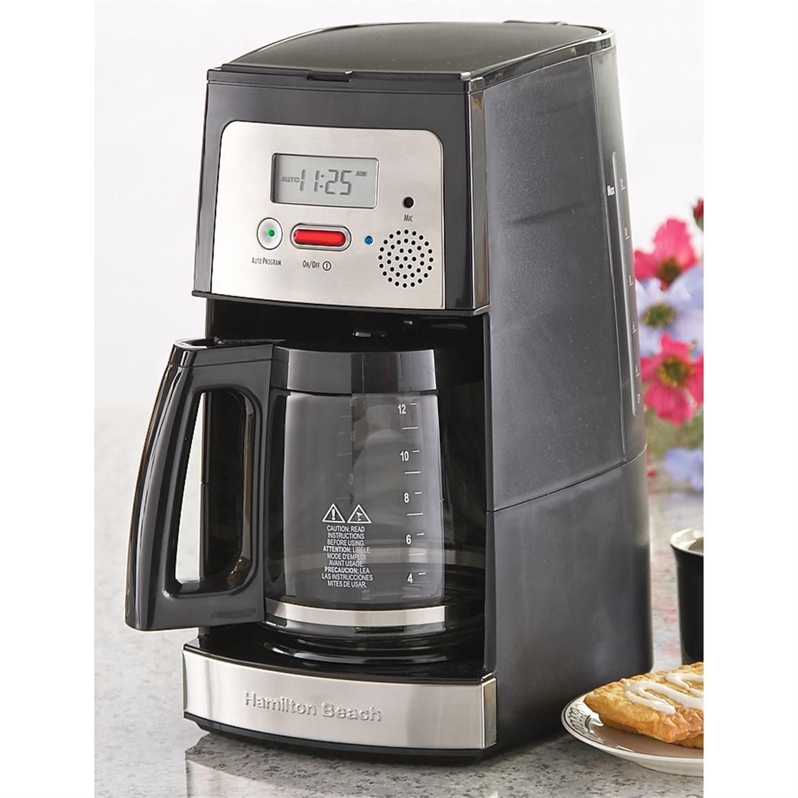 Hamilton Beach® Voice activated 12 cup Coffeemaker 197653